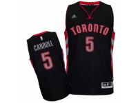 Men Adidas Toronto Raptors #5 DeMarre Carroll Swingman Black Alternate NBA Jersey
