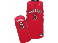 Men Adidas Toronto Raptors #5 DeMarre Carroll Swingman Red Road NBA Jersey