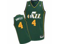 Men Adidas Utah Jazz #4 Adrian Dantley Swingman Green Alternate NBA Jersey