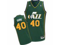 Men Adidas Utah Jazz #40 Jeremy Evans Swingman Green Alternate NBA Jersey