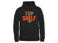 Men Anaheim Ducks Top Shelf Pullover Hoodie - Black