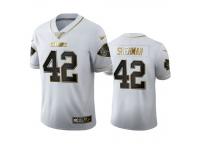 Men Anthony Sherman Chiefs White 100th Season Golden Edition Jersey