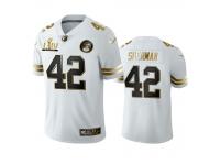 Men Anthony Sherman Chiefs White Super Bowl LIV Golden Edition Jersey