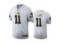 Men Antonio Callaway Browns White 100th Season Golden Edition Jersey