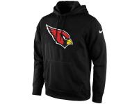 Men Arizona Cardinals Nike Black KO Logo Essential Hoodie