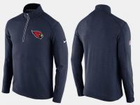 Men Arizona Cardinals Nike Navy Blue Pullover Hoodie