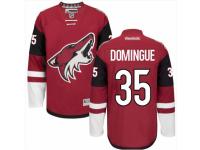 Men Arizona Coyotes #35 Louis Domingue Red Home Stitched NHL Jersey