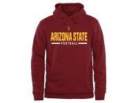 Men Arizona State Sun Devils Custom Sport Pullover Hoodie - Maroon