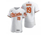 Men Baltimore Orioles Chris Davis Nike White 2020 Jersey