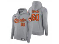 Men Baltimore Orioles Mychal Givens Nike Gray Road Hoodie