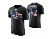 Men Baltimore Ravens Bronson Kaufusi #92 Stars and Stripes 2018 Independence Day American Flag T-Shirt