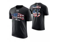 Men Baltimore Ravens Nico Siragusa #65 Stars and Stripes 2018 Independence Day American Flag T-Shirt