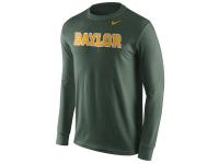 Men Baylor Bears Nike Wordmark Long Sleeve T-Shirt - Green -