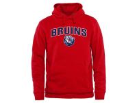 Men Belmont Bruins Proud Mascot Pullover Hoodie - Scarlet
