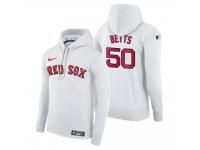 Men Boston Red Sox Mookie Betts Nike White Home Hoodie