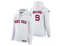 Men Boston Red Sox Ted Williams Nike White Home Hoodie