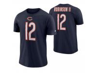 Men Chicago Bears #12 Allen Robinson Player Pride Performance Navy T-Shirt