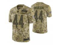 Men Chicago Bears #44 Nick Kwiatkoski Camo 100th Anniversary Salute to Service Jersey