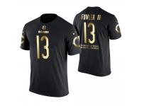 Men Chicago Bears Bennie Fowler III #13 Metall Dark Golden Special Limited Edition With Message T-Shirt