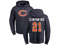 Men Chicago Bears Ha Ha Clinton-Dix Navy Blue - #21 Football Pullover Hoodie Name & Number Logo