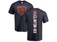 Men Chicago Bears Ha Ha Clinton-Dix Navy Blue - #21 Football T-Shirt Backer
