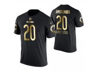 Men Chicago Bears Prince Amukamara #20 Metall Dark Golden Special Limited Edition With Message T-Shirt