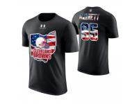 Men Cleveland Browns Myles Garrett #95 Stars and Stripes 2018 Independence Day American Flag T-Shirt