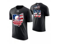 Men Cleveland Browns Trevon Coley #93 Stars and Stripes 2018 Independence Day American Flag T-Shirt
