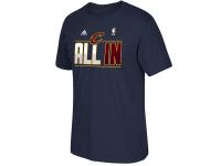Men Cleveland Cavaliers adidas 2015 Playoffs Slogan T-Shirt - Navy Blue