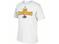 Men Cleveland Cavaliers adidas Noches Ene-Be-A T-Shirt White