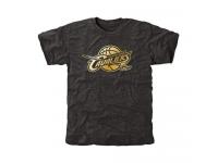 Men Cleveland Cavaliers Gold Collection Tri-Blend T-Shirt Black