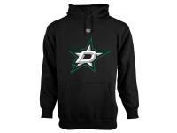 Men Dallas Stars Old Time Hockey Big Logo with Crest Pullover Hoodie C Black