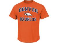 Men Denver Broncos Majestic Big and Tall Heart & Soul III T-Shirt C Orange