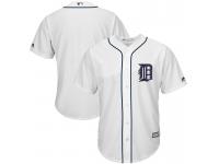 Men Detroit Tigers Independence Day White 2017 Stars & Stripes Cool Base Team Jersey