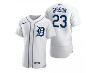 Men Detroit Tigers Kirk Gibson Nike White 2020 Jersey