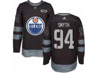 Men Edmonton Oilers #94 Ryan Smyth Black 1917-2017 100th Anniversary Stitched NHL Jersey