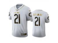 Men Ha Ha Clinton-Dix Bears White 100th Season Golden Edition Jersey