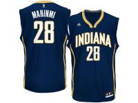 Men Indiana Pacers Ian Mahinmi adidas Navy Blue Replica Jersey
