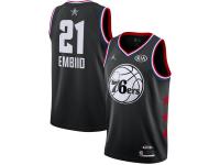 Men Joel Embiid Philadelphia 76ers Jordan Brand 2019 NBA All-Star Game Finished Swingman Jersey C Black