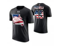 Men Kansas City Chiefs Daniel Sorensen #49 Stars and Stripes 2018 Independence Day American Flag T-Shirt