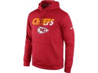 Men Kansas City Chiefs Nike Kick Off Staff Performance Pullover Hoodie - Red