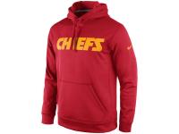 Men Kansas City Chiefs Nike KO Wordmark Performance Hoodie C Red
