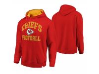 Men Kansas City Chiefs Red Post Game Pullover Hoodie