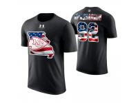 Men Kansas City Chiefs Tanoh Kpassagnon #92 Stars and Stripes 2018 Independence Day American Flag T-Shirt