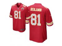 Men Kelvin Benjamin #81 Kansas City Chiefs Red Game Jersey