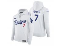 Men Los Angeles Dodgers Julio Urias Nike White Home Hoodie
