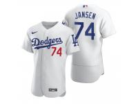 Men Los Angeles Dodgers Kenley Jansen Nike White 2020 Jersey