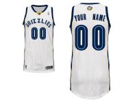 Men Memphis Grizzlies adidas Big & Tall Custom Authentic Home Jersey - White