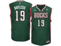Men Milwaukee Bucks Jerryd Bayless adidas Green Replica Jersey