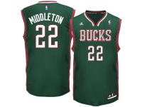 Men Milwaukee Bucks Khris Middleton adidas Green Replica Jersey